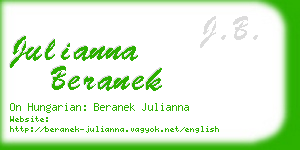 julianna beranek business card